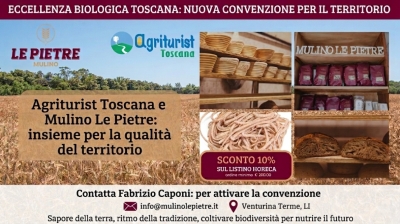 Nuova convenzione Agriturist Toscana &amp; Mulino Le Pietre, Venturina Terme